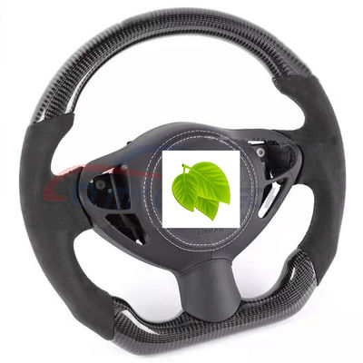 quality  Luxury for in-finish FX35 QX70 Al-cantar custom carbon fiber steering wheel racing wheel convertible factory