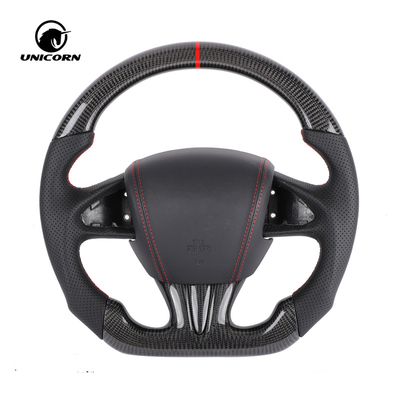 Sports customization racing LED carbon fiber leather steering wheel for Infiniti G25 G35 G37 XS Q40 Q50 Q50S Q60 QX80