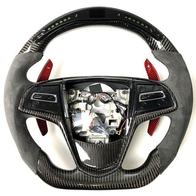 Custom Sports Carbon Fiber Steering Wheel For Cadillac 2013-2017ats LED Steering Wheel